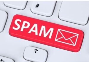 how to stop spam email from website