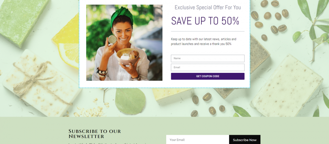 NATURAL SKIN CARE PRODUCTS lead magnet