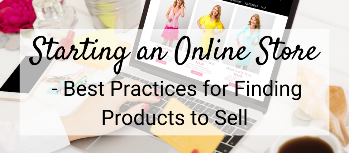 finding products to sell Online Store
